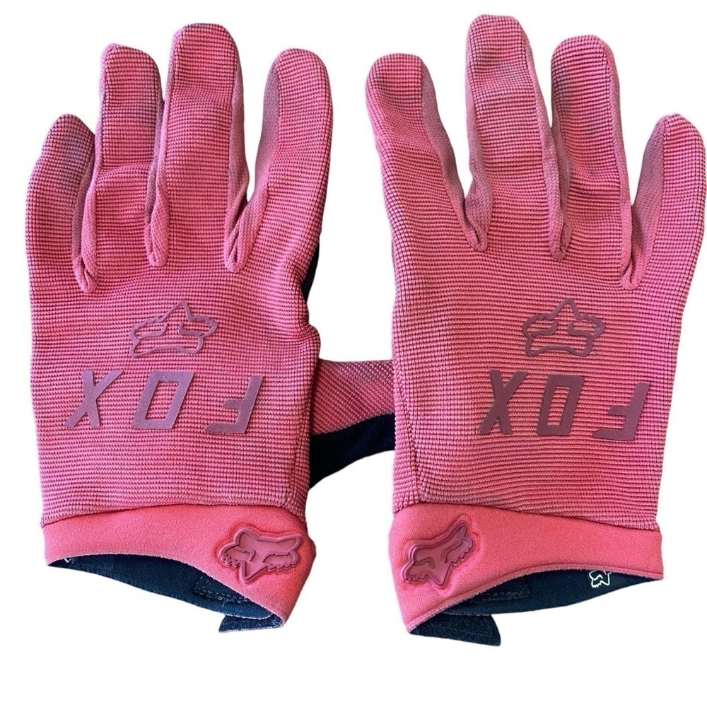 Fox racing mountain biking dirt biking gloves Red women’s Large (30)